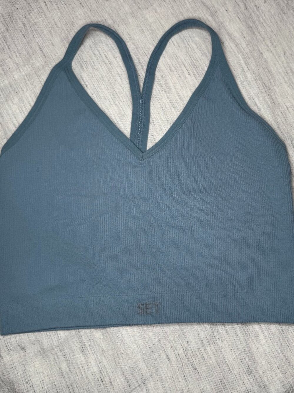 SET Active Sculptflex Ribbed V Bra Size M